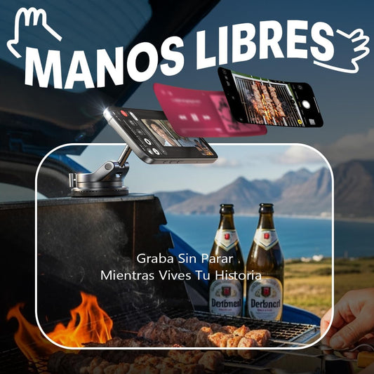 Pon Tu Móvil Donde Sea Con Nuestro Soporte Pro™ Magnético Con Succión