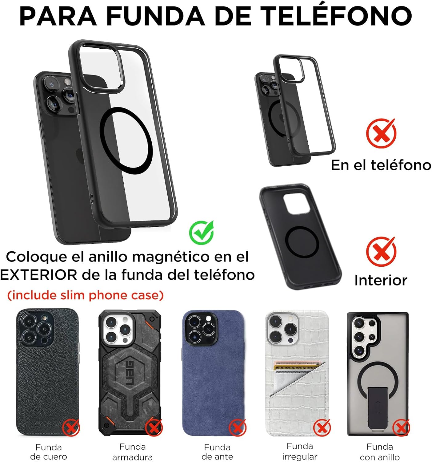 Pon Tu Móvil Donde Sea Con Nuestro Soporte Pro™ Magnético Con Succión