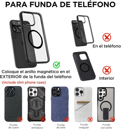 Pon Tu Móvil Donde Sea Con Nuestro Soporte Pro™ Magnético Con Succión