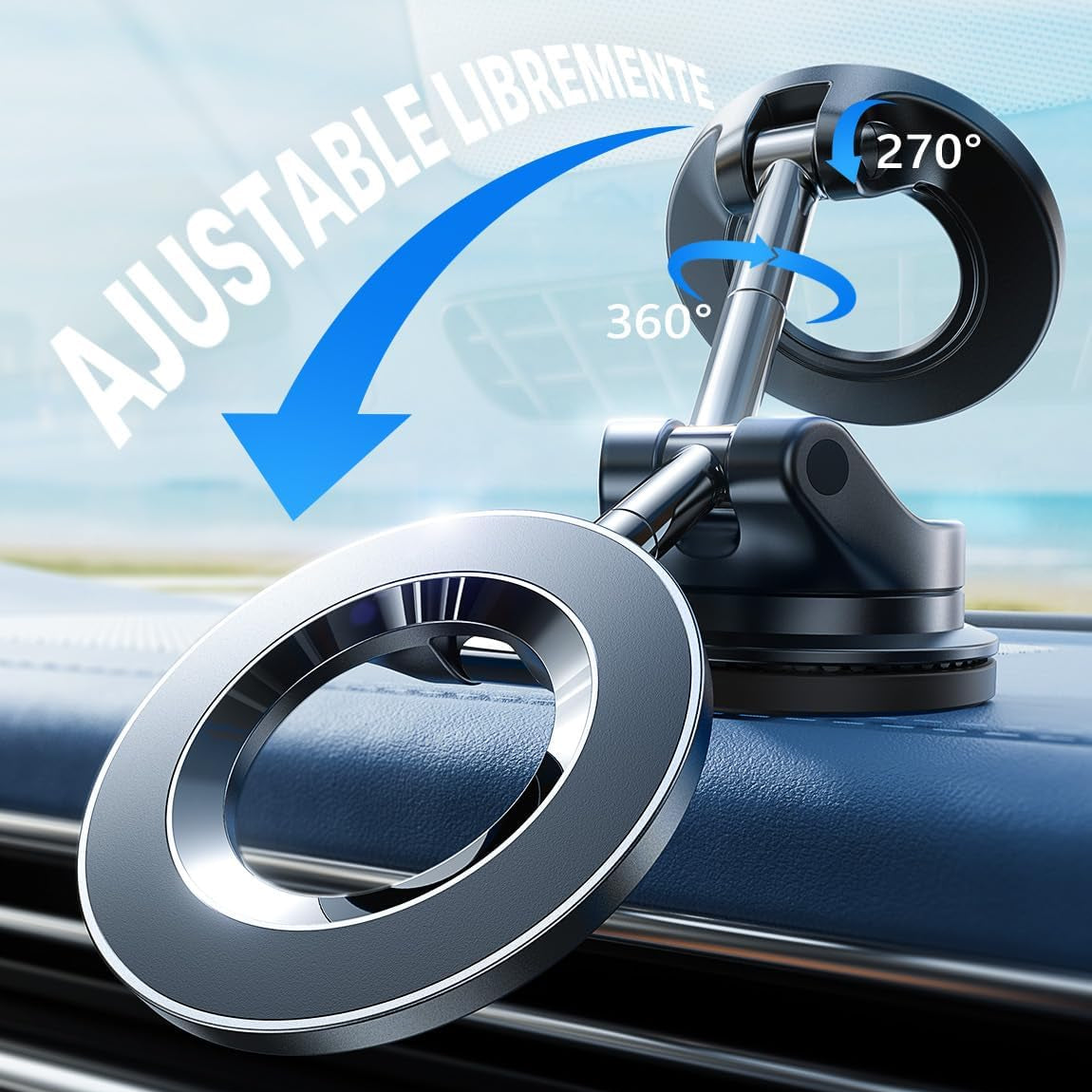 Pon Tu Móvil Donde Sea Con Nuestro Soporte Pro™ Magnético Con Succión